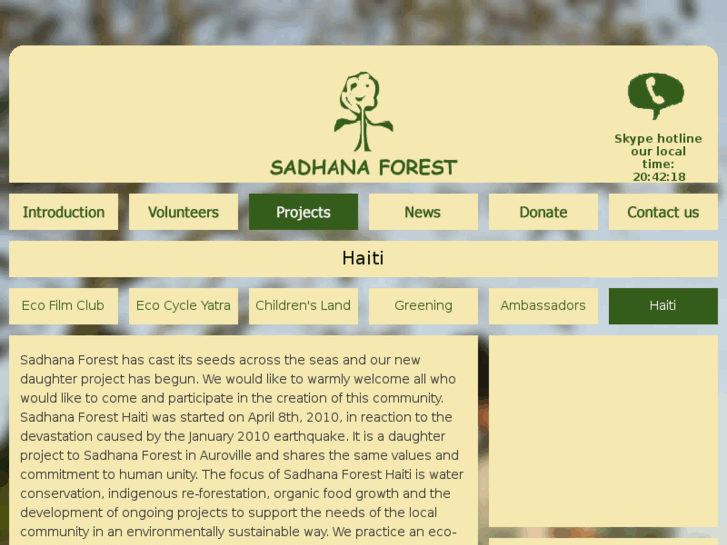 www.sadhanaforesthaiti.com