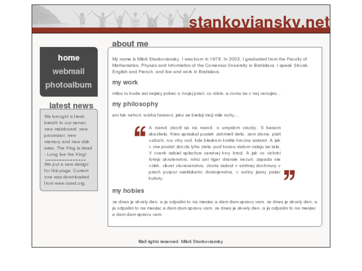 www.stankoviansky.net