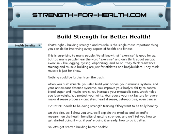 www.strength-for-health.com