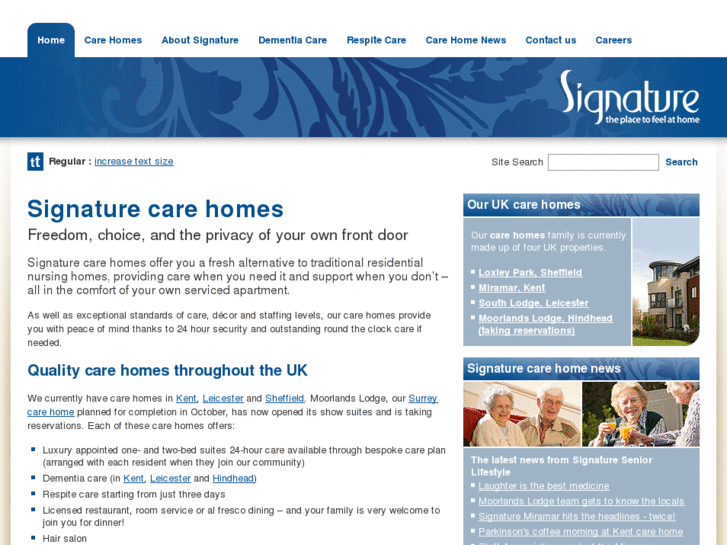 www.signature-care-homes.com