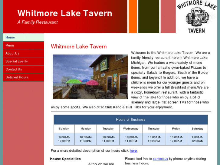 www.whitmorelaketavern.com