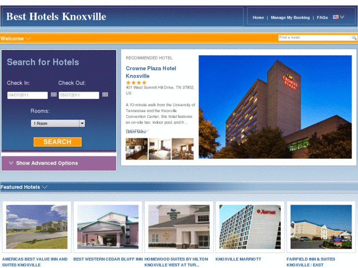 www.besthotelsknoxville.com