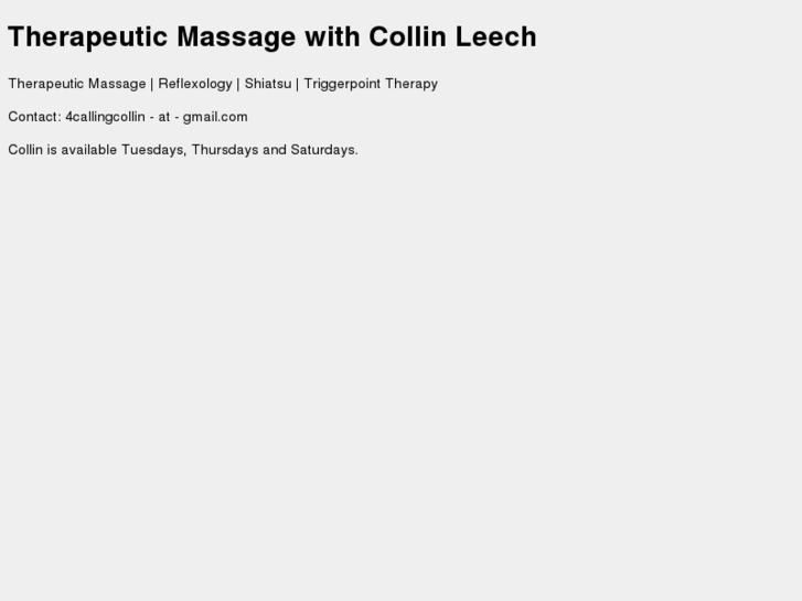 www.collinleechmassagetherapy.com