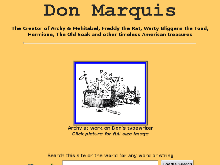 www.donmarquis.org