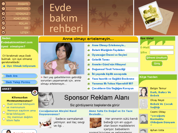 www.evdebakimrehberi.com