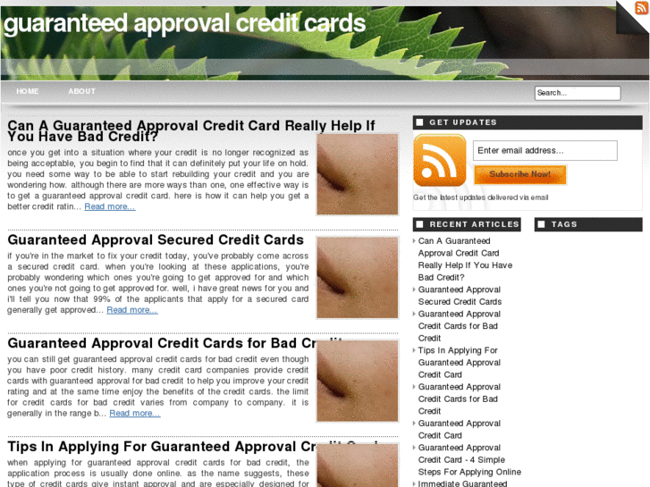 www.guaranteedapprovalcreditcards.net