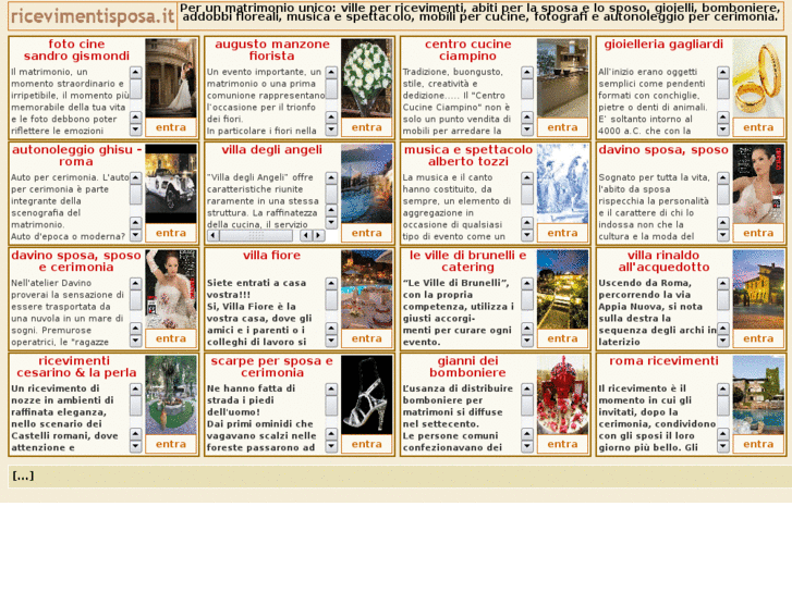 www.ricevimentisposa.it