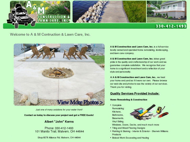 www.amconstructionandlawn.com