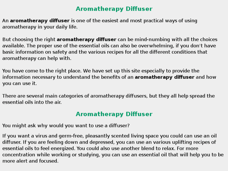 www.aromatherapydiffuser.org