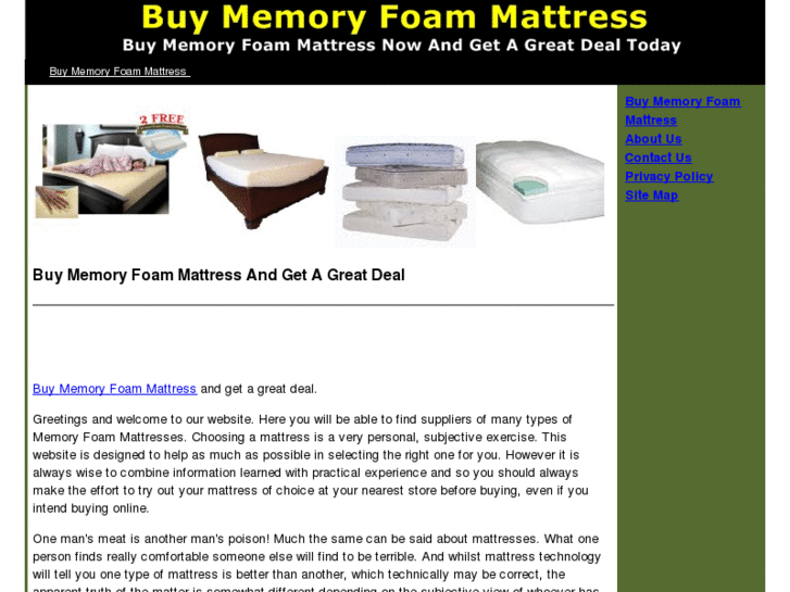 www.buymemoryfoammattressnow.com