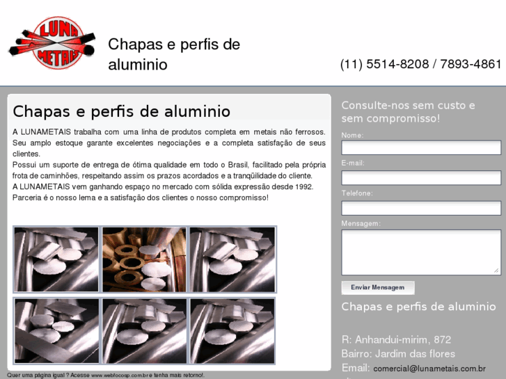 www.chapaseperfisdealuminio.com