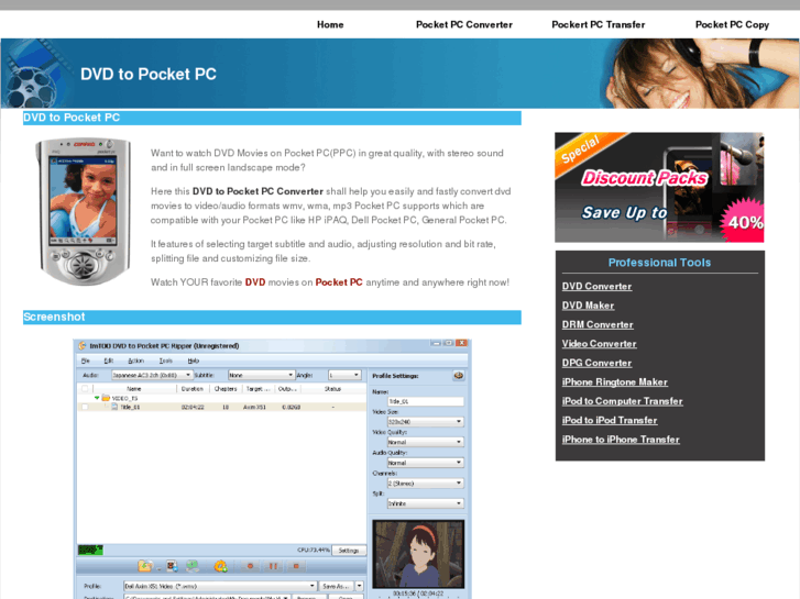 www.dvdtopocketpc.net