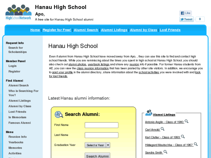 www.hanauhighschool.com