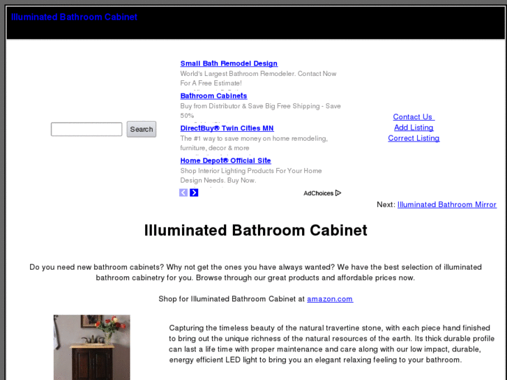 www.illuminatedbathroomcabinets.com