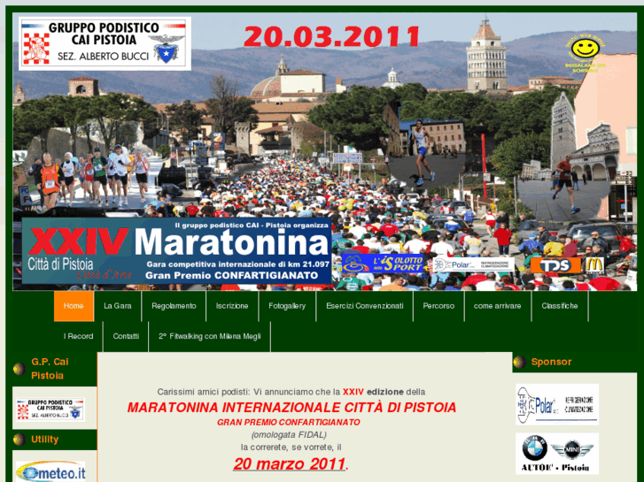 www.maratoninadipistoia.it