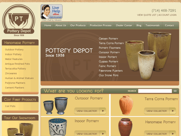 www.potterydepotdirect.com