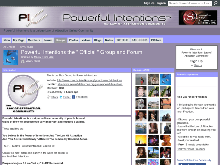 www.powerfulintentionsforum.com