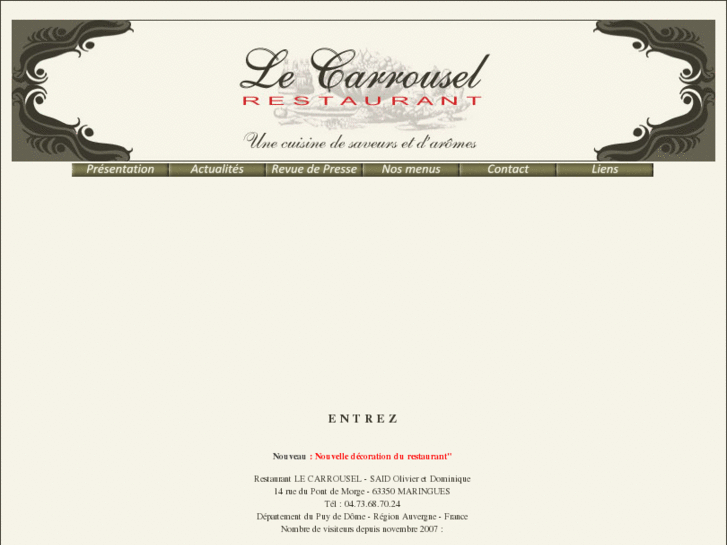 www.restaurant-lecarrousel.com