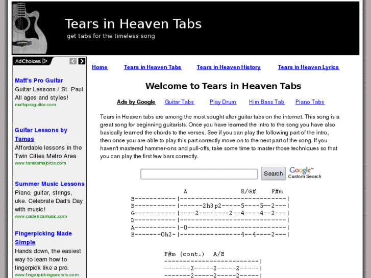 www.tearsinheaventabs.com