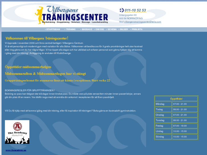 www.vilbergenstraningscenter.com