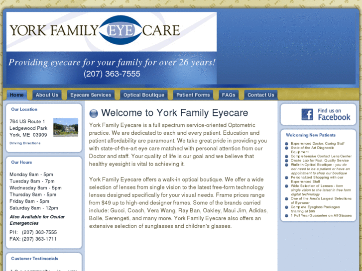 www.yorkfamilyeyecare.com