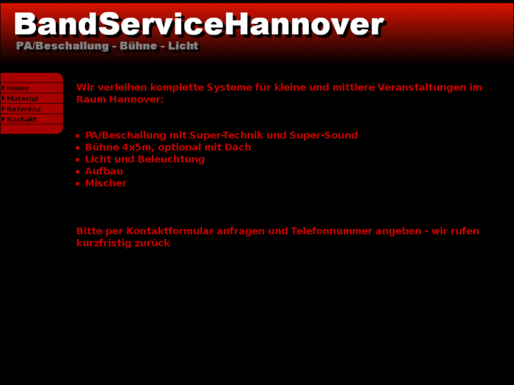 www.bandservicehannover.com