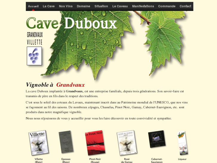 www.caveduboux.ch