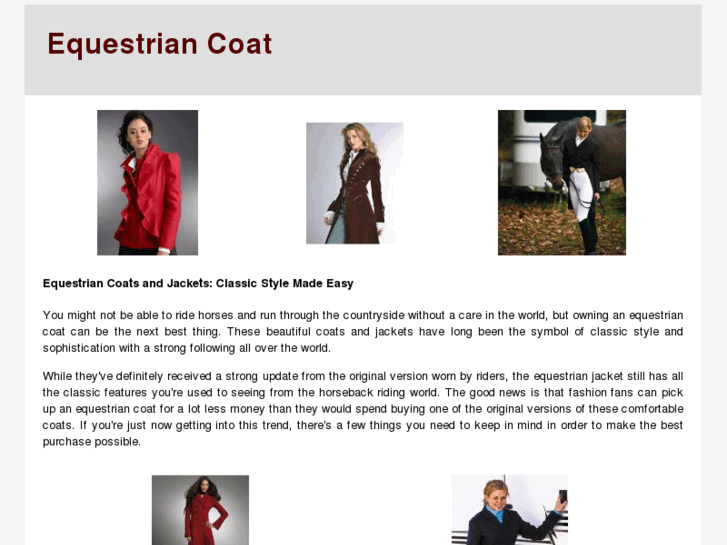 www.equestriancoat.com