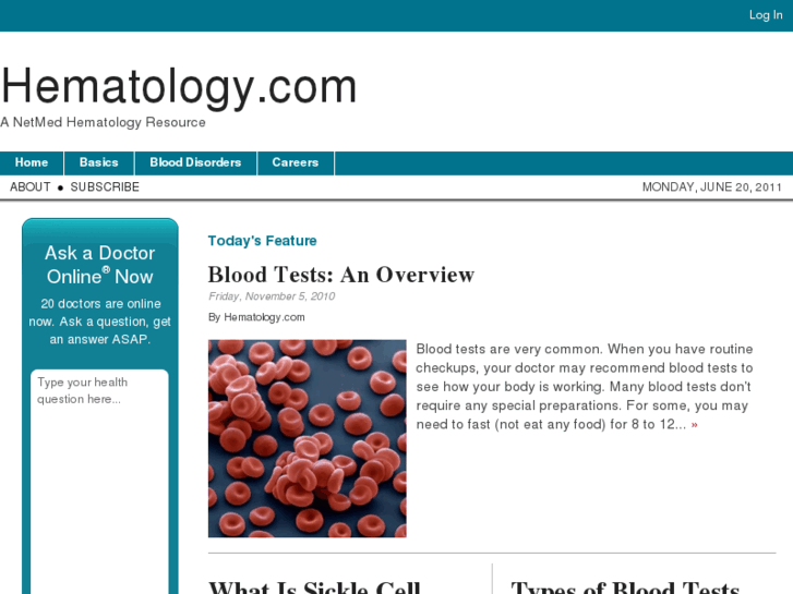 www.hematology.com