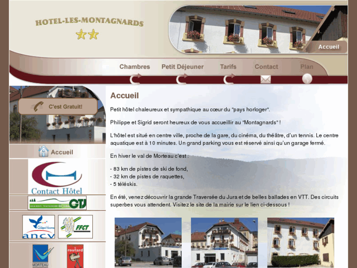 www.hotellesmontagnards.com