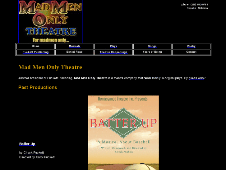 www.madmenonlytheatre.com