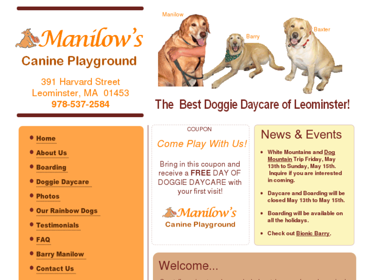 www.manilowsdoggiedaycare.com