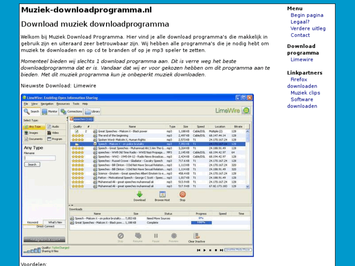 www.muziek-downloadprogramma.nl