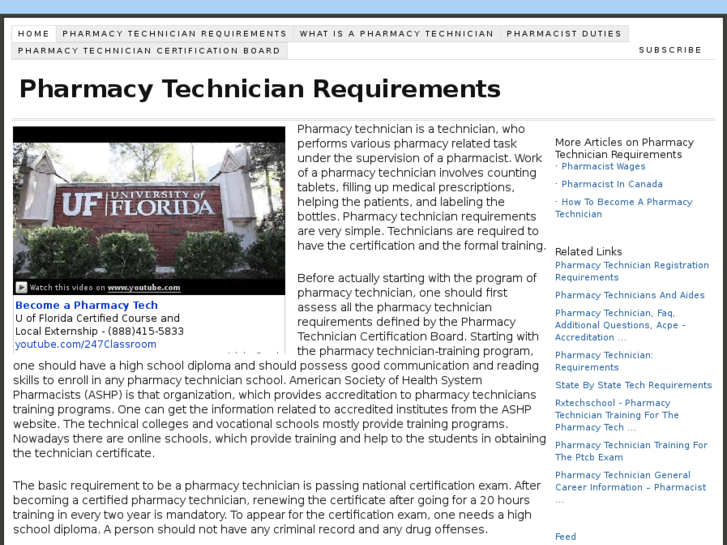 www.pharmacytechnicianrequirements.com