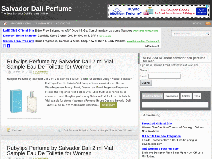 www.salvadordaliperfume.com