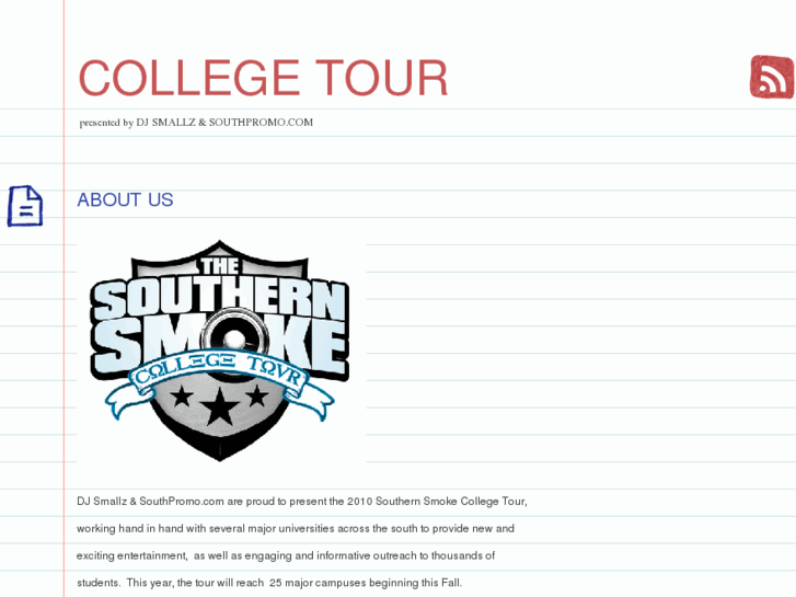 www.southernsmokecollegetour.com