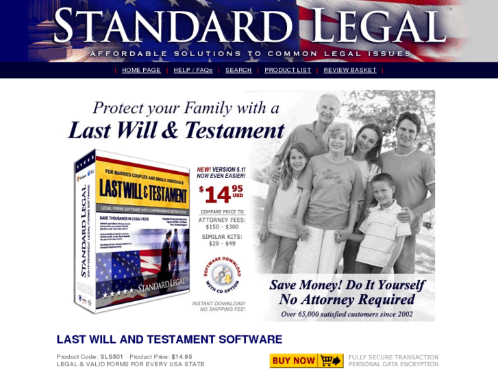 www.standardlegalwill.com