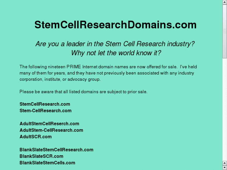 www.stemcellresearch.com