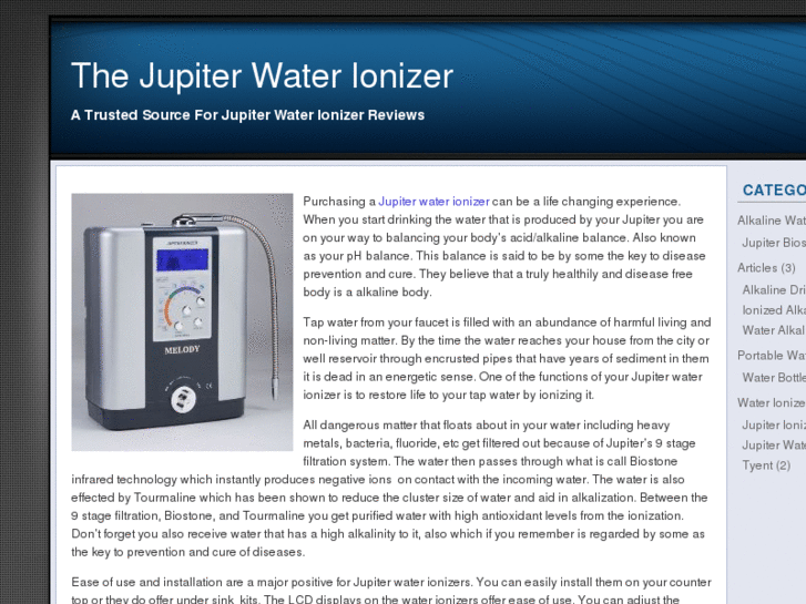 www.thejupiterwaterionizer.com