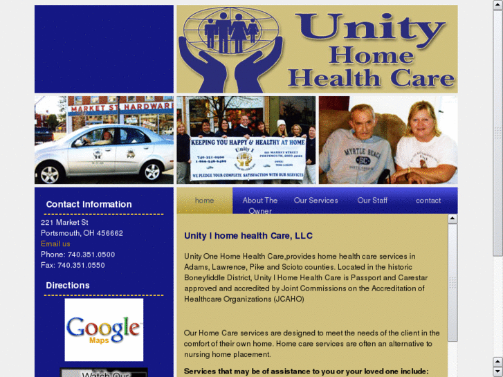 www.unity1homehealthcare.com