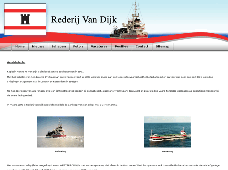 www.vandijkshipping.com