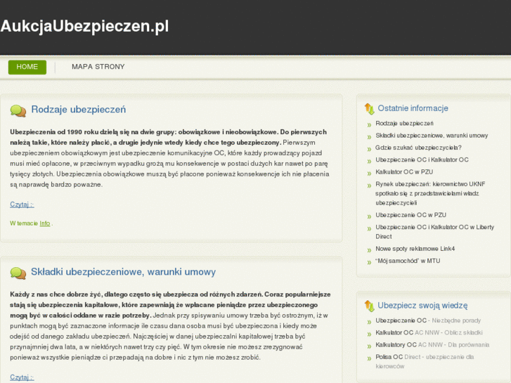 www.aukcjaubezpieczen.pl