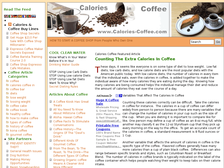 www.calories-coffee.com