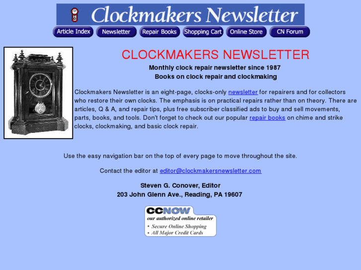 www.clockmakersnewsletter.com