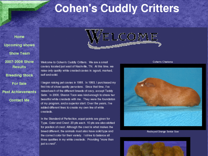 www.cohenscuddlycritters.com