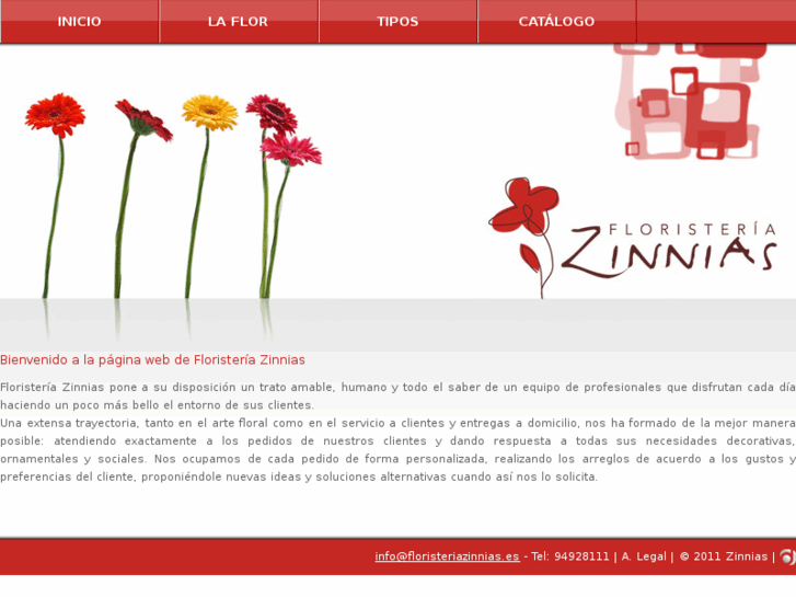 www.floristeriazinnias.es