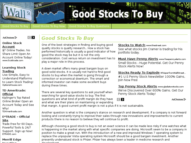 www.goodstockstobuy.net