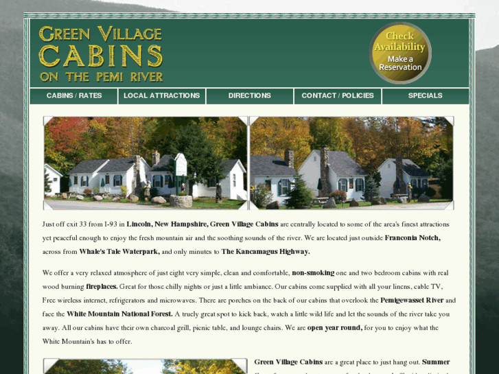 www.greenvillagecabins.com