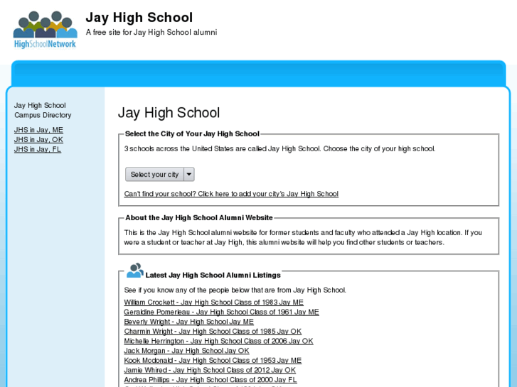 www.jayhighschool.org