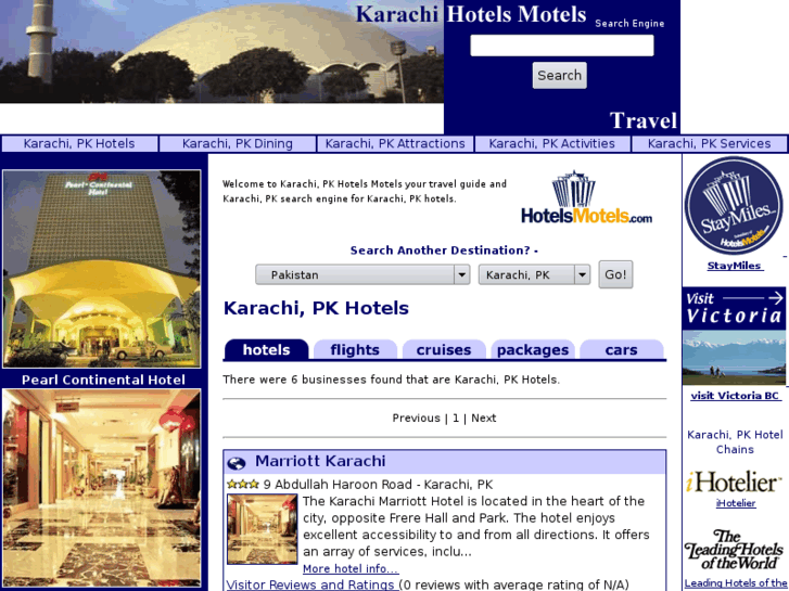 www.karachihotelsmotels.com